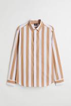 H & M - Regular Fit Shirt - Beige