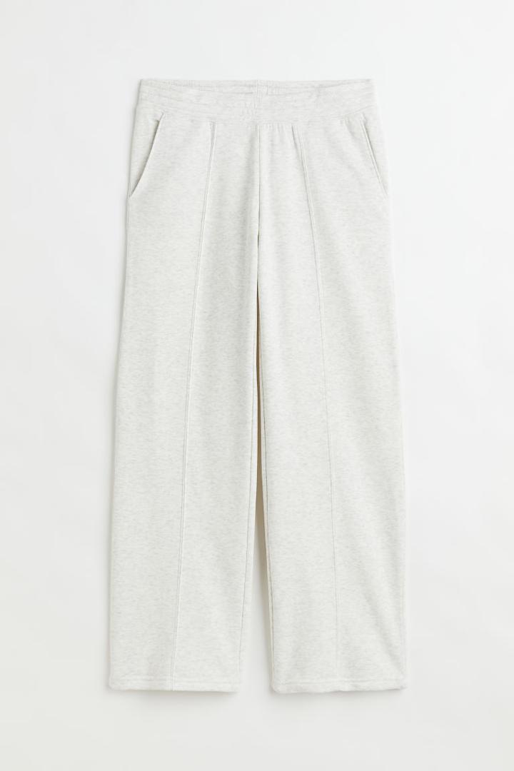 H & M - Straight-cut Joggers - Gray