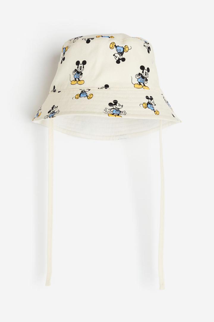 H & M - Printed Bucket Hat - Beige