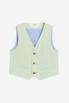 H & M - Suit Vest - Green