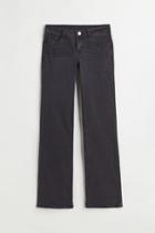 H & M - Flare Low Jeans - Gray