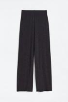 H & M - Wide-leg Jersey Pants - Black