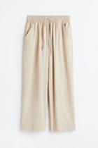 H & M - Lyocell-blend Pull-on Pants - Beige