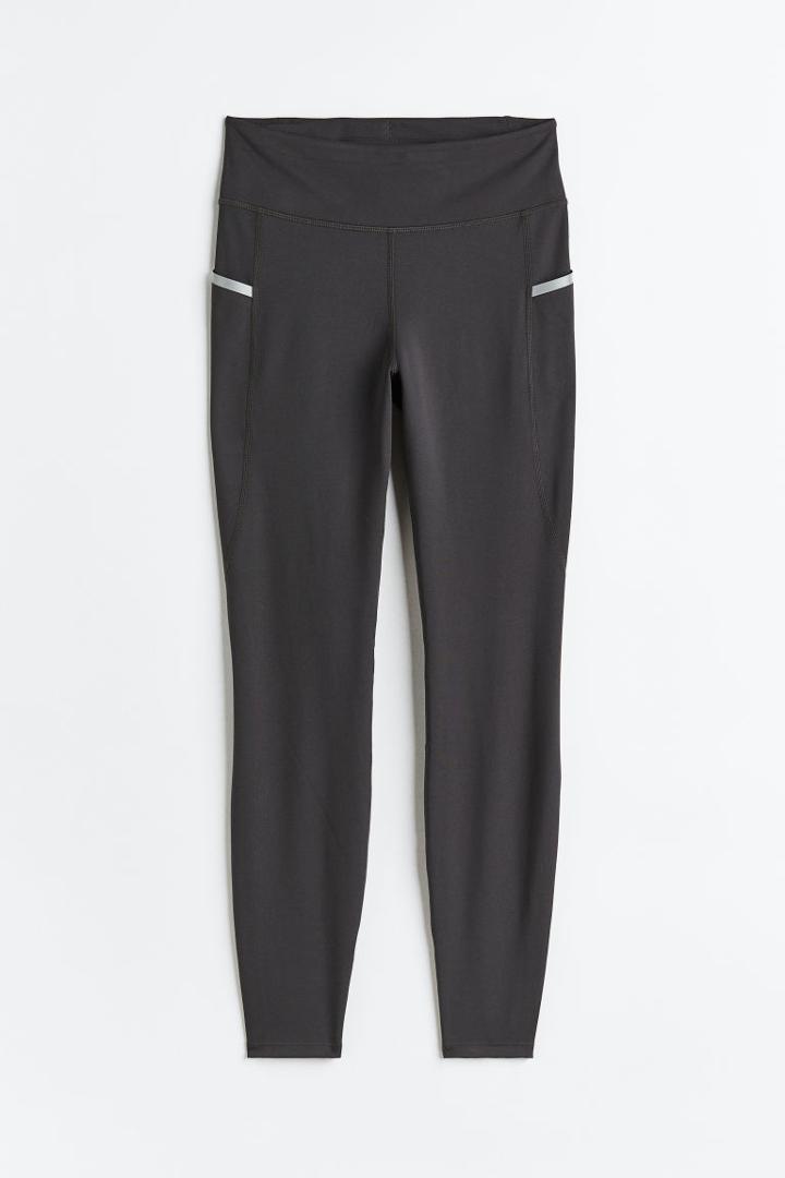 H & M - Drymove&trade; Running Tights - Gray