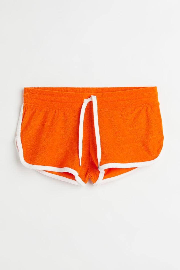 H & M - Terry Hot Pants - Orange