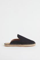 H & M - Open-heel Espadrilles - Black
