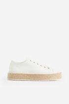 H & M - Espadrille Sneakers - White