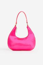 H & M - Satin Shoulder Bag - Pink