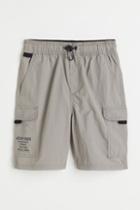 H & M - Nylon Cargo Shorts - Gray