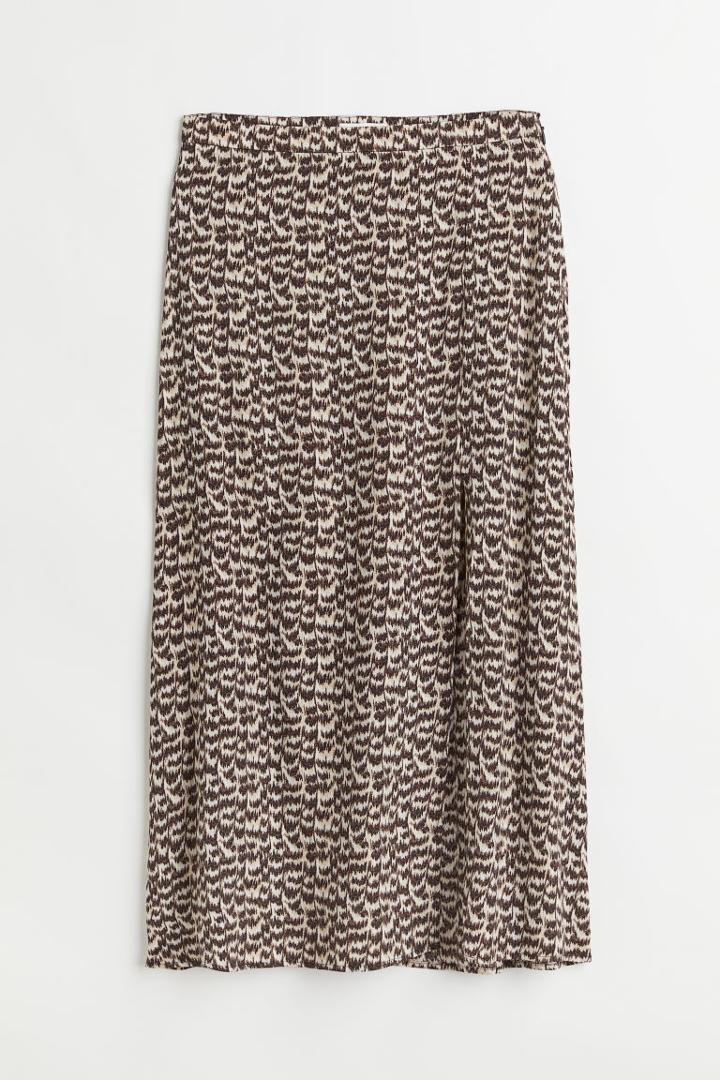 H & M - Viscose Skirt - Beige