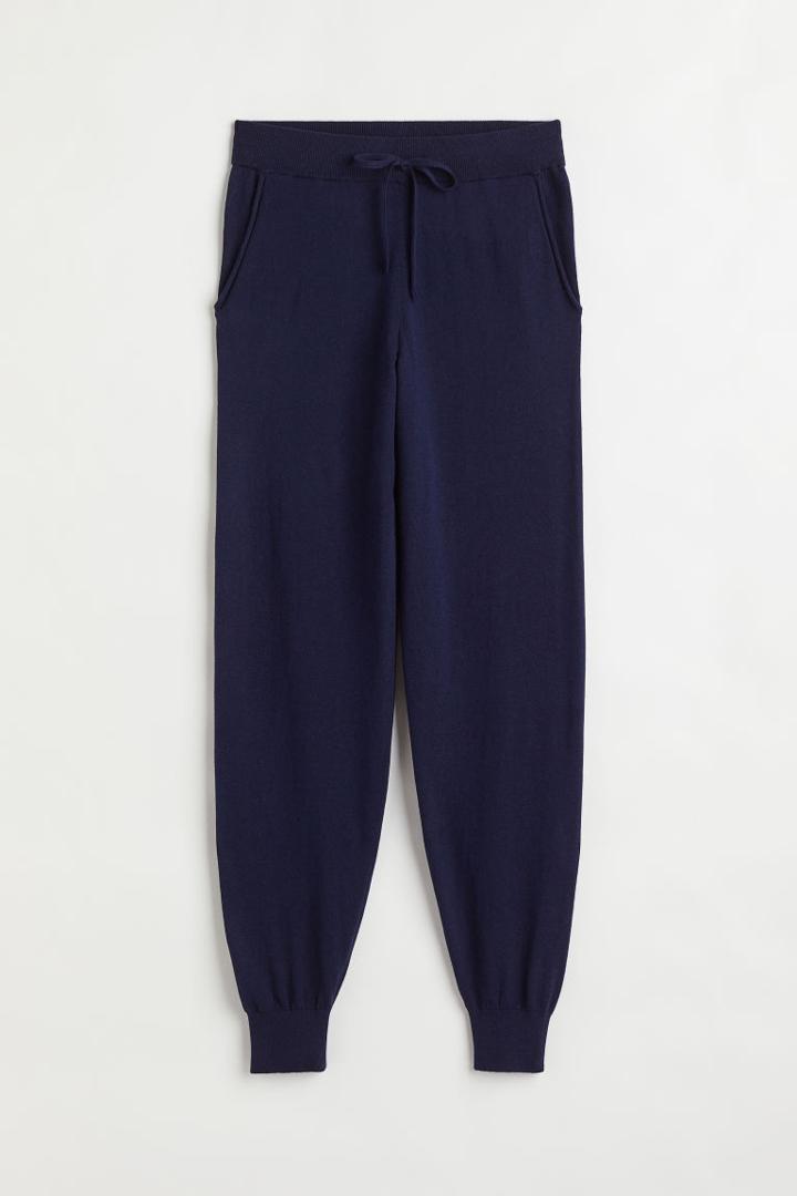 H & M - Linen Shorts - Black