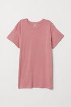 H & M - Long T-shirt - Pink