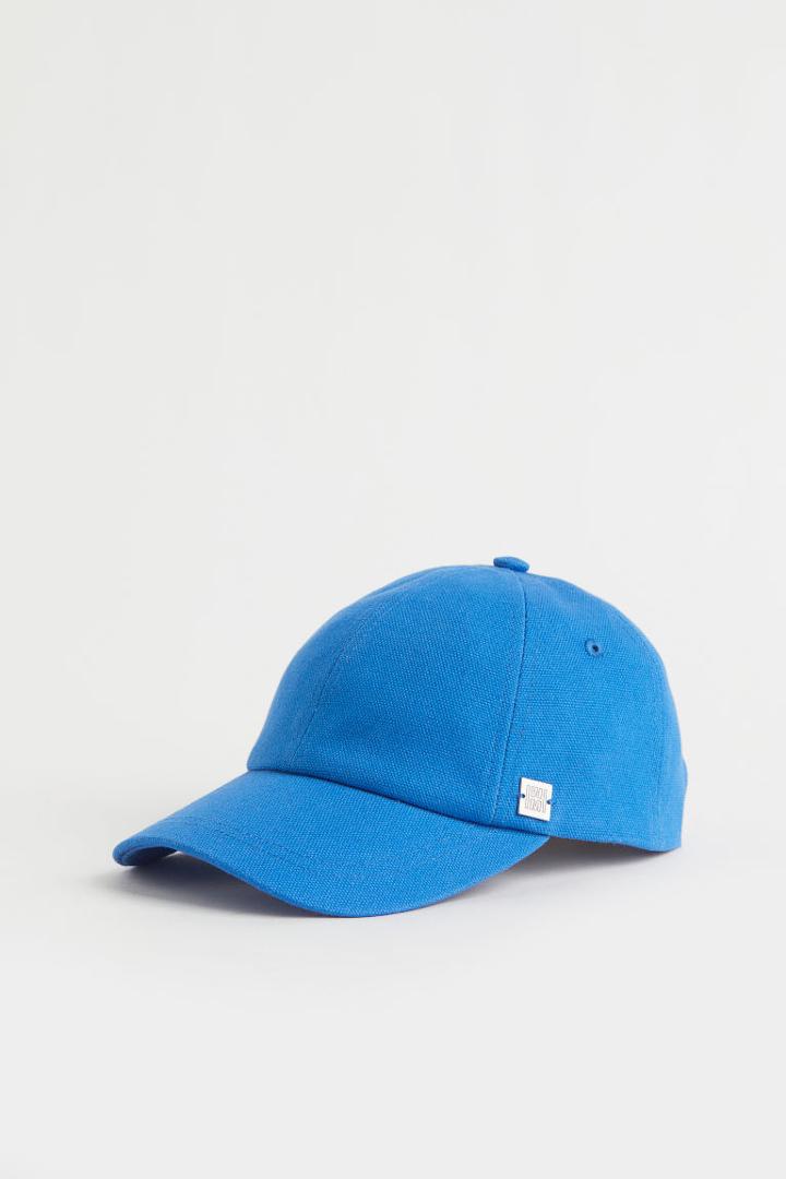 H & M - Cotton Canvas Cap - Blue