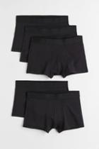 H & M - 5-pack Short Boxer Shorts - Black