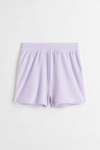 H & M - Terry Shorts - Purple
