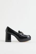 H & M - Block-heeled Loafers - Black