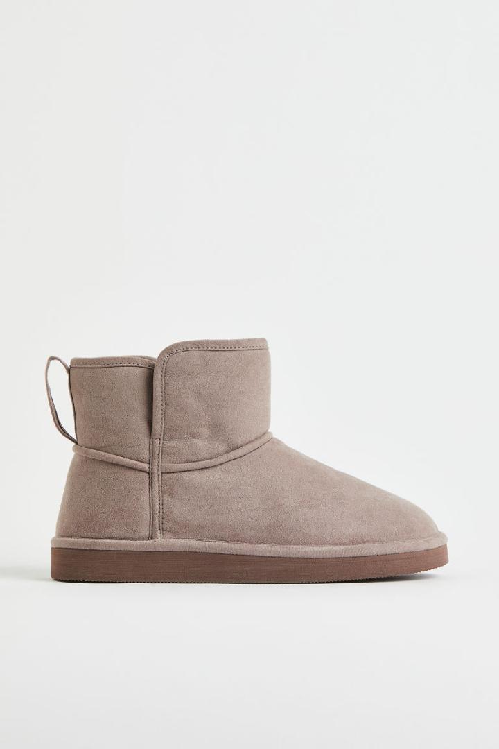 H & M - Warm-lined Boots - Gray