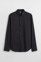 H & M - Coolmax Regular Fit Shirt - Black