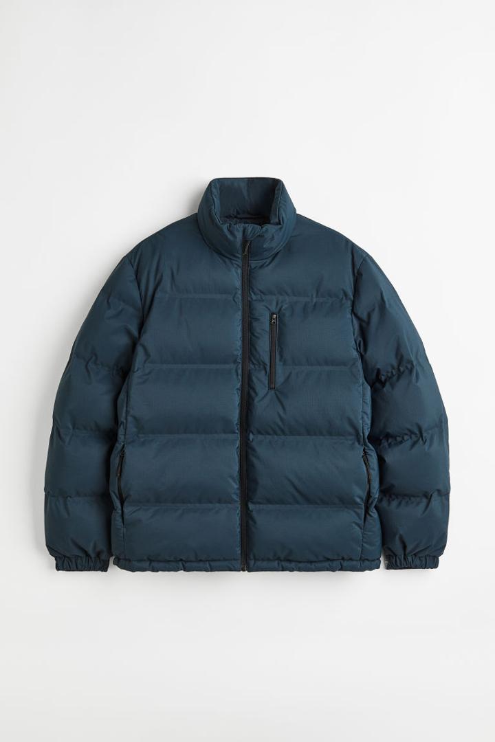 H & M - Water-repellent Jacket - Turquoise