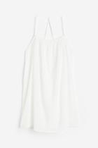 H & M - Cotton Beach Dress - White