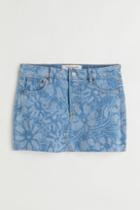 H & M - Denim Mini Skirt - Blue