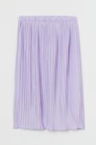 H & M - Pleated Skirt - Purple