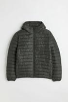 H & M - Lightweight Puffer Jacket - Green