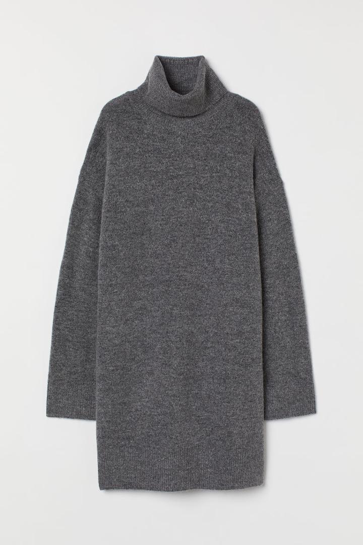 H & M - Turtleneck Sweater - Gray