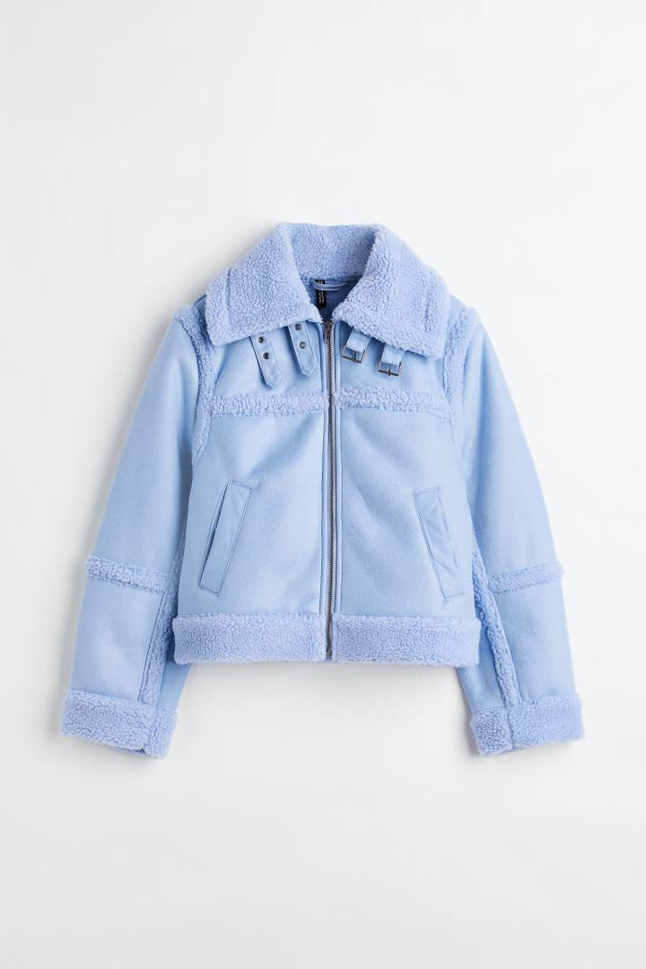 H & M - Fleece-lined Jacket - Blue