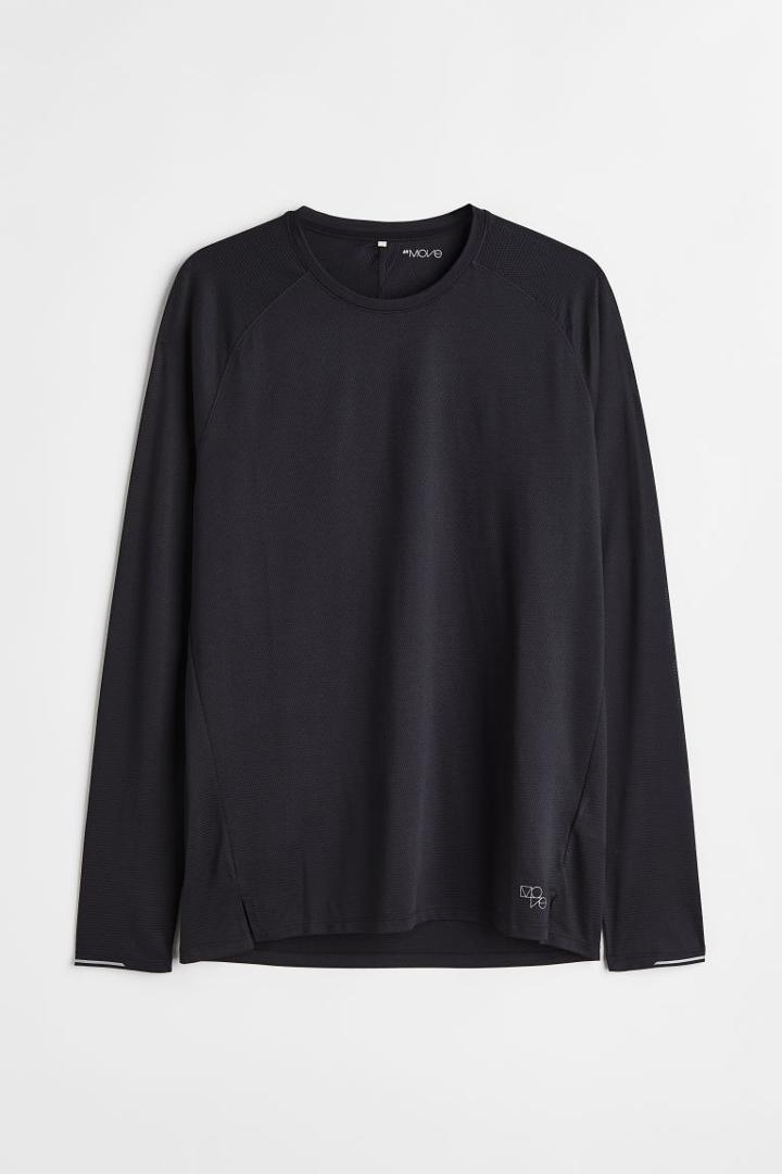 H & M - Running Shirt In Drymove&trade; - Black