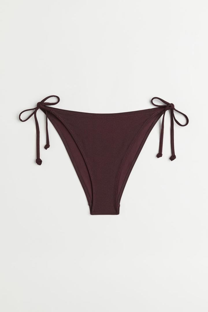 H & M - Tie Bikini Bottoms - Red
