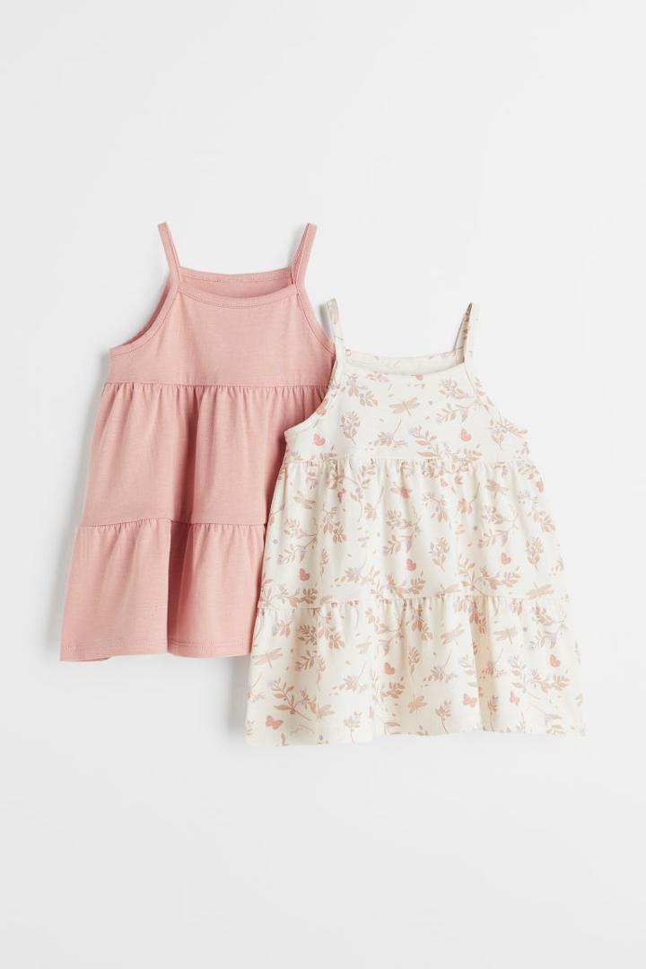 H & M - 2-piece Printed Set - Black