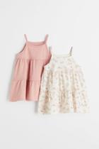 H & M - 2-piece Printed Set - Black