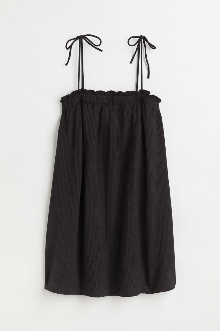 H & M - H & M+ Waffled Jersey Dress - Black
