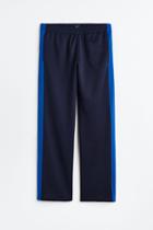 H & M - Relaxed Fit Track Pants - Blue