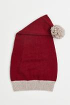 H & M - Knit Santa Hat - Red