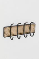 H & M - Rattan Coat Hanger Rack - Black