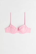 H & M - Non-padded Bikini Top - Pink