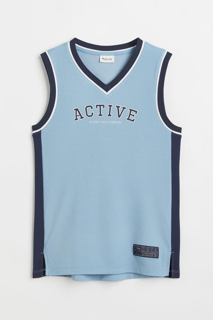 H & M - Basketball Tank Top - Blue