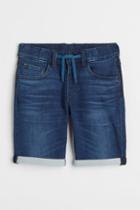 H & M - Super Soft Slim Fit Shorts - Blue