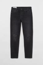 H & M - Slim Tapered Jeans - Black
