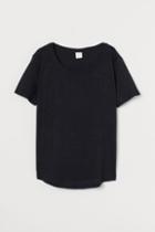 H & M - Modal-blend T-shirt - Black