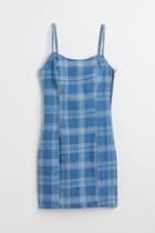 H & M - Fitted Dress - Blue