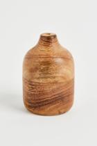 H & M - Wooden Mini Vase - Beige