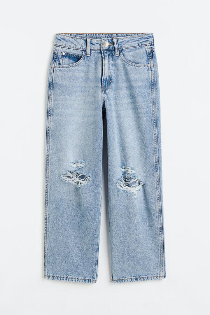 H & M - Baggy Fit Jeans - Blue