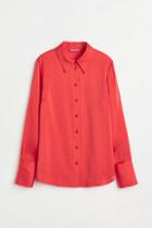 H & M - Fitted Shirt - Orange