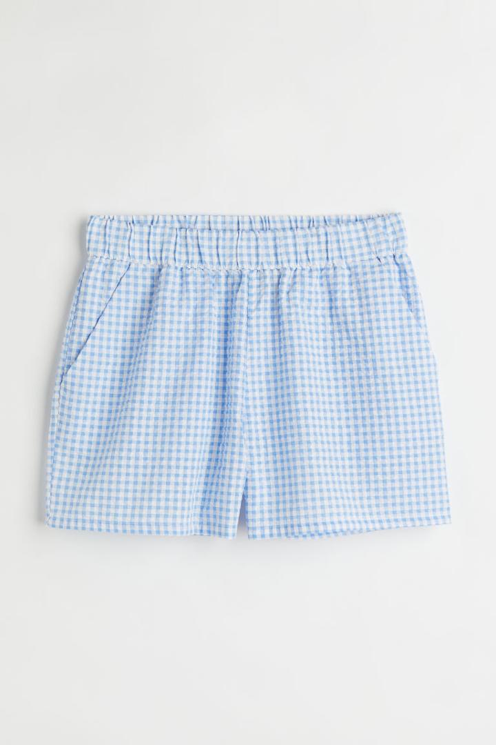 H & M - Wide-cut Shorts - Blue