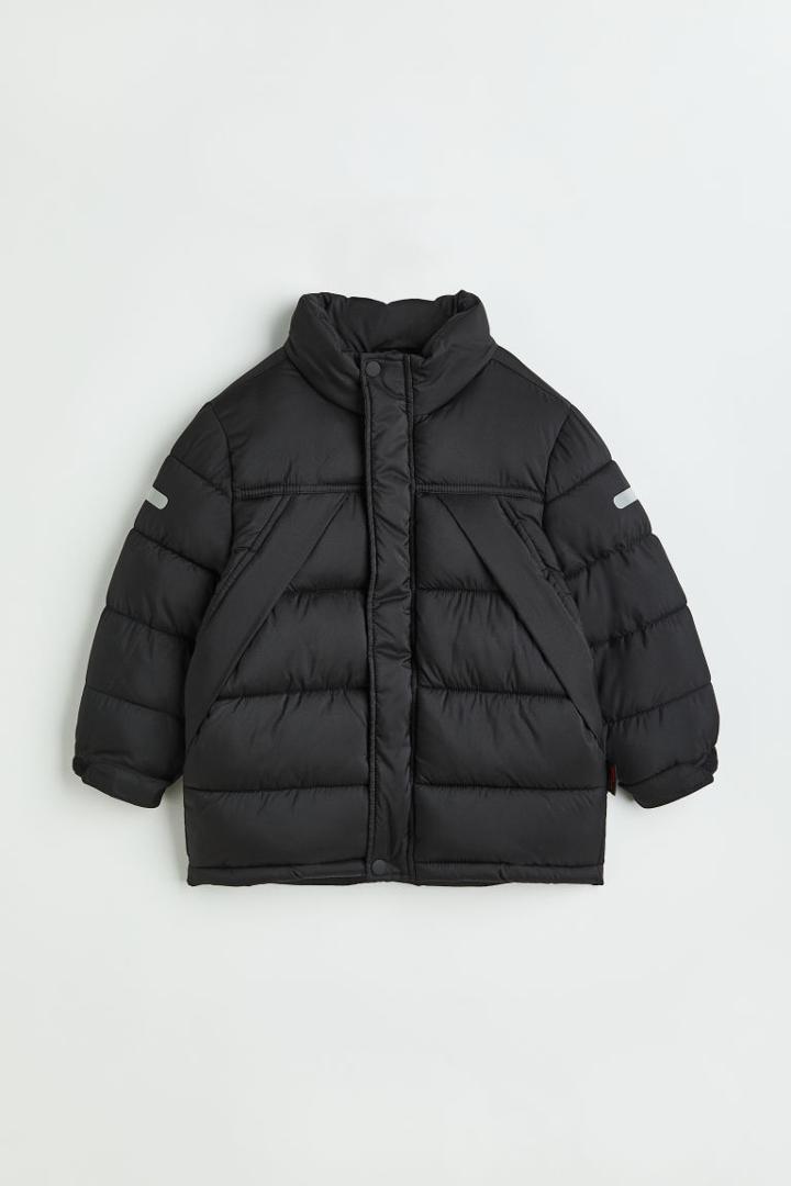 H & M - Water-repellent Winter Jacket - Black