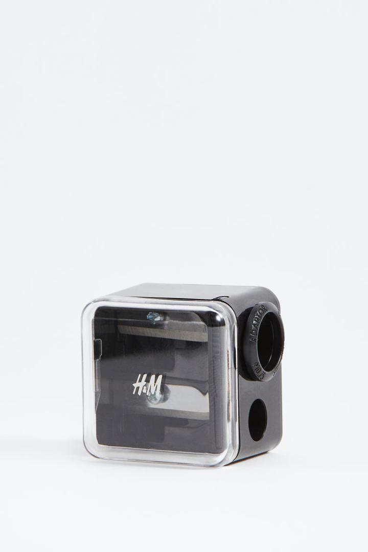 H & M - 3-in-1 Pencil Sharpener - Black