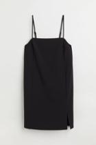 H & M - Jersey A-line Dress - Black